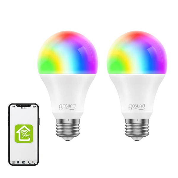 Smart Bulb LED WB4 (2 iepakojumi) Gosund (RGB) E27 Tuya