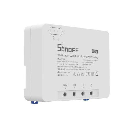 Viedais Wi-Fi slēdzis ar enerģijas pārraudzības Sonoff POWR3 (25A/5500W)