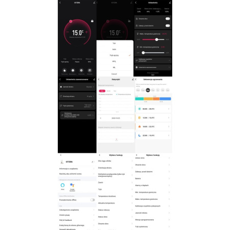 GTZ06 ZigBee 3.0 TUYA termostata galva