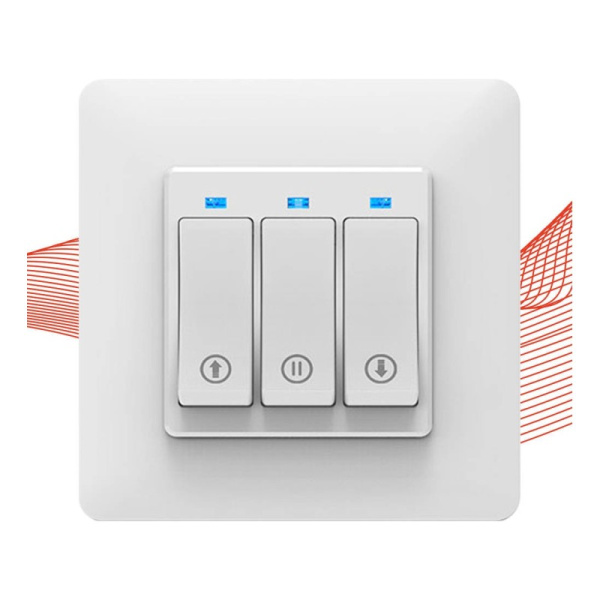 Белый роликовый переключатель 3 кнопки Zigbee