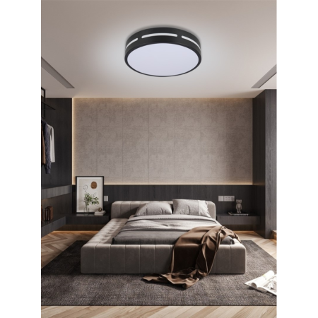 LED RGB griestu lampa apaļa 50cm 48W Wi-Fi