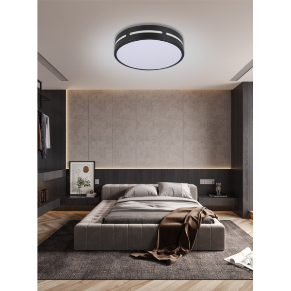 LED RGB griestu lampa apaļa 50cm 48W Wi-Fi