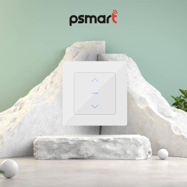 Roller White glass switch Zigbee