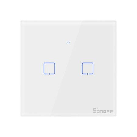 Smart Switch WiFi Sonoff T0 EU TX (2 kanāli)