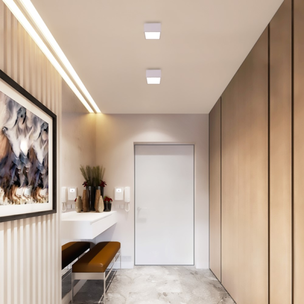 Viedā šūnu lampa 15x15cm 12W balta (Zigbee)