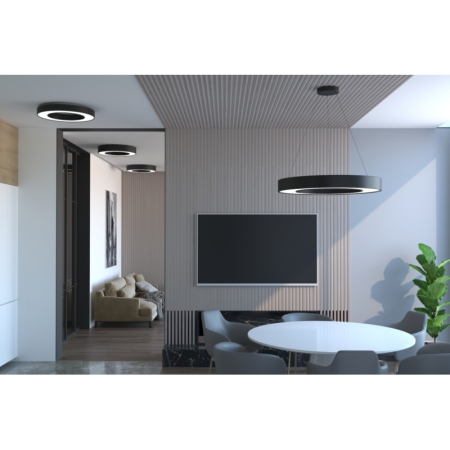 Viedā šūnu lampa 60cm 52W melna (Zigbee)