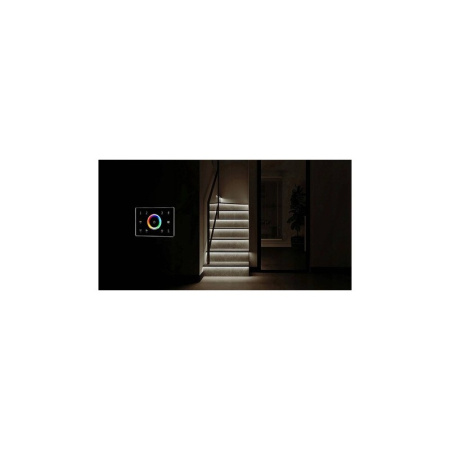 Tālvadības pults RGB+CCT kontrollerim 4 Zones Panel 230V Black SD Series