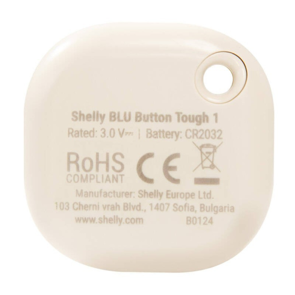 Darbības un ainu aktivizēšanas poga Shelly Blu Button Tough 1 (ziloņkaula krāsa)