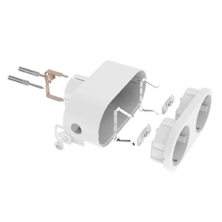 WiFi ligzda ar mērījumu 2 Porti 16A TUYA