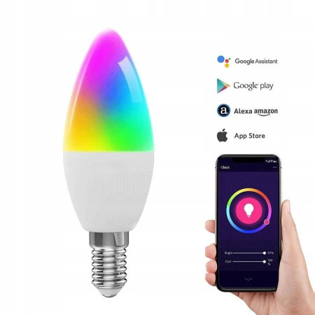 RGBCCT E14 ZigBee GL 4W LED spuldze