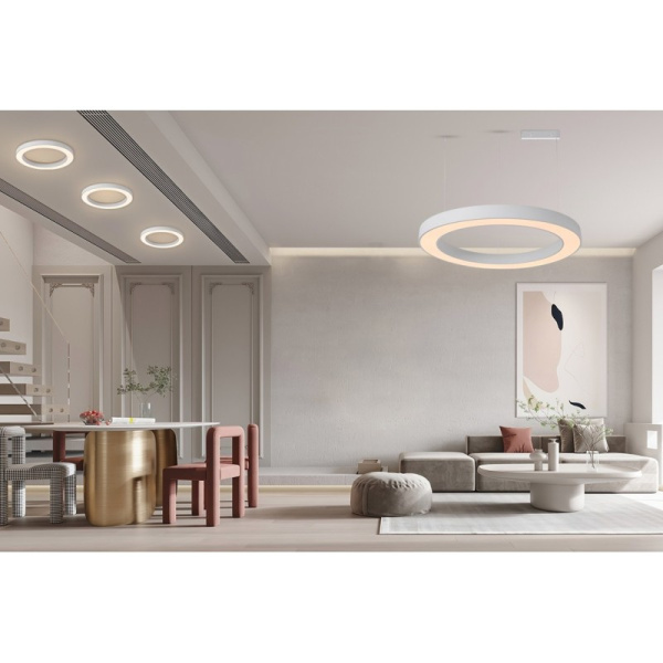 PASTEL SLIM Smart ceiling light 60x7cm, 53W white Zigbee 3.0