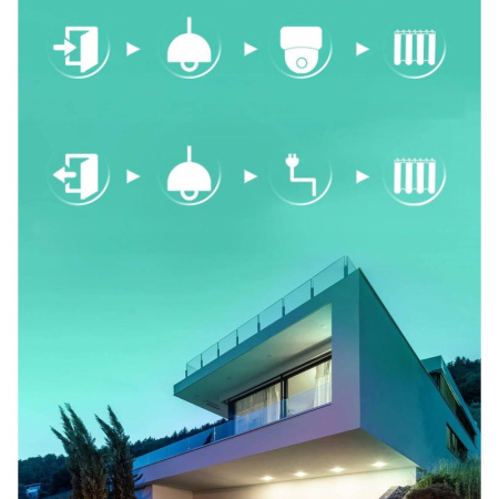 2 ķēžu balts slēdzis KT WiFi TUYA sērija