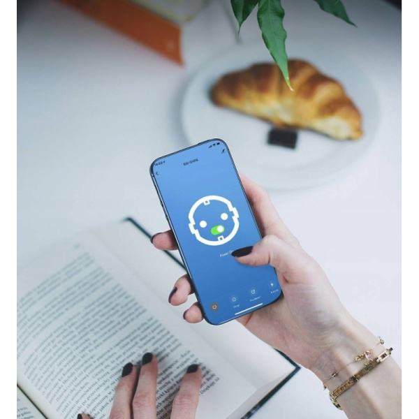 Черный настенный выключатель USB+TypeC Zigbee