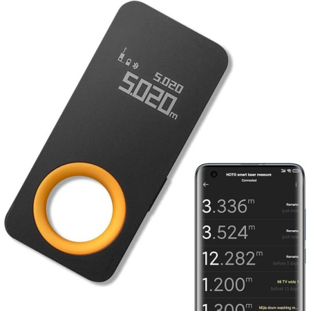 Smart Laser Measure HOTO QWCJY001 (Bluetooth, OLED, 30 m)