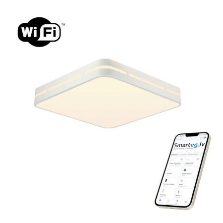 LED RGB griestu lampa kvadrātveida 42cm 48W Wi-Fi