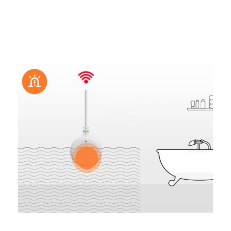 Ūdens noplūdes sensors Tuya+Home Kit (zigbee)