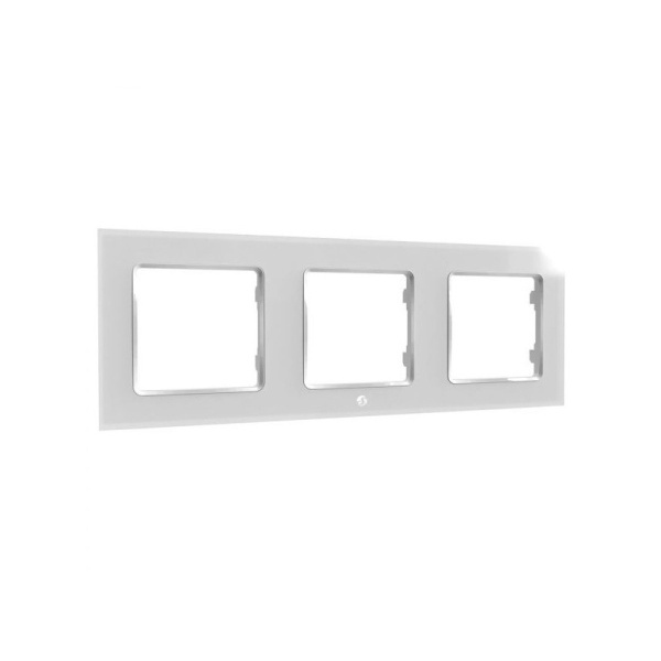 Shelly Wall Frame 3 (sienas slēdzim) - Balts