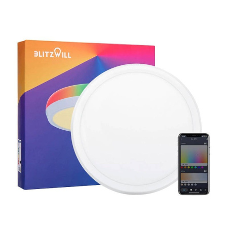 Griestu lampa ar RGB apgaismojumu 30cm 32w