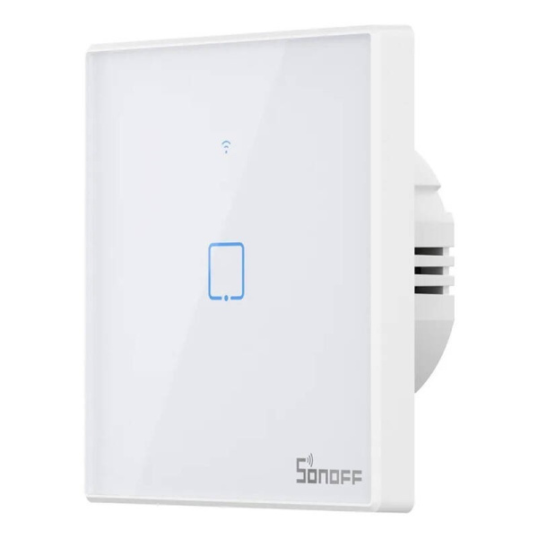 Smart Switch WiFi + RF 433 Sonoff T2 EU TX (1-kanāls) atjaunināts