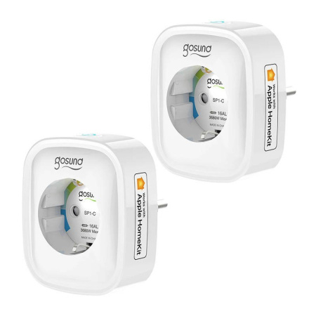 Wi-Fi viedligzda SP1-H (2 iepakojumi) (HomeKit) Gosund