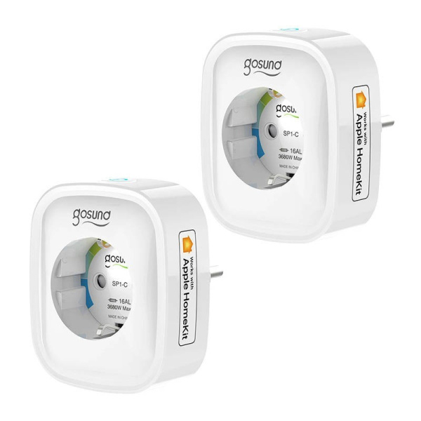 Wi-Fi viedligzda SP1-H (2 iepakojumi) (HomeKit) Gosund