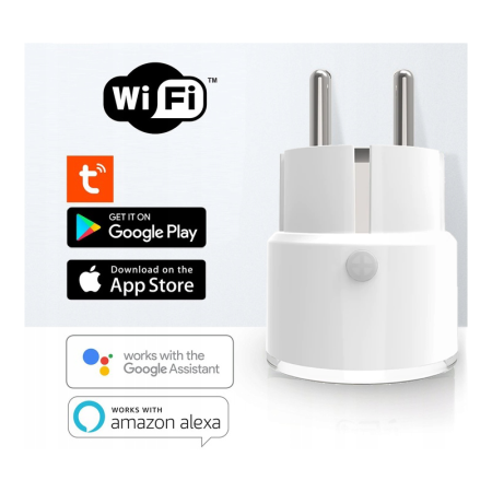 Smart WiFi ligzda Strāvas patēriņa mērīšana 16A TUYA