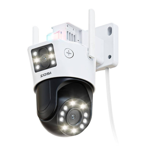 IP āra kamera ZOSI C298 WiFi Pan Tilt 6MP Dual IP66