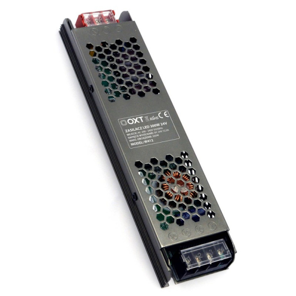 Тонкий блок питания для светодиодов IP20 PRO, 24 В, 300 Вт