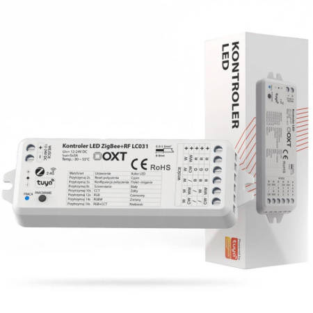 OXT Kontroler LED ZigBee + RF RGBW+CCT SD HUE TUYA