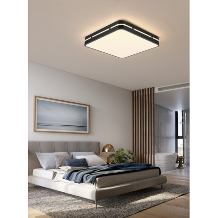 LED RGB griestu lampa kvadrātveida 42cm 48W Wi-Fi