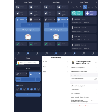 Apūdeņošanas vārsts Zigbee