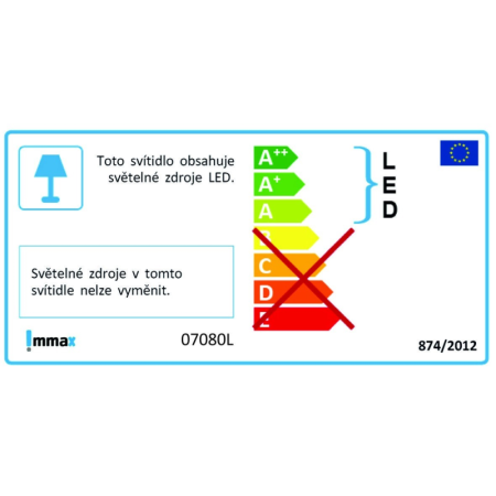Viedā šūnu lampa 60cm 39W melna (Zigbee)