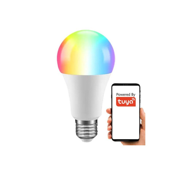Viedā Wi-Fi RGB+CCT E27 9W spuldze