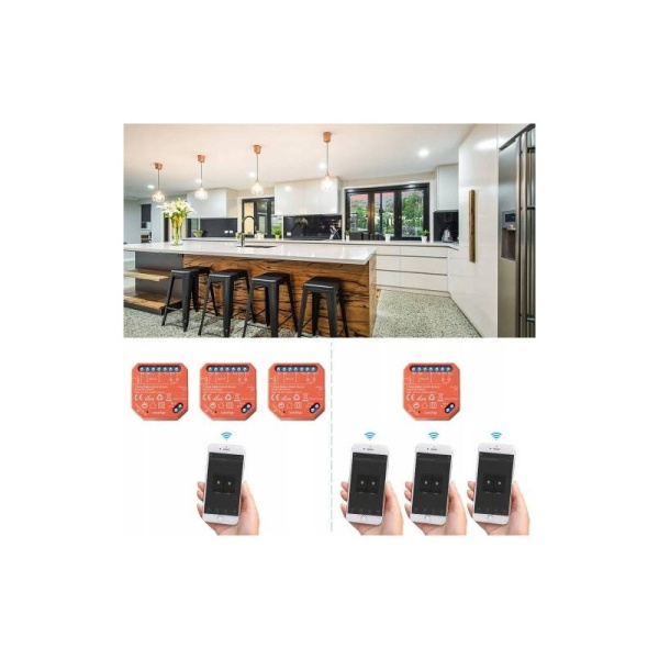 2 bandu Zigbee releja modulis