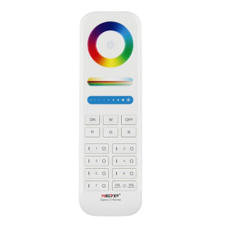 Universālā tālvadības pults MiBOXER 089Z, Zigbee 3.0, RGB+CCT, TUYA