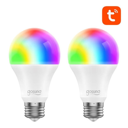 Smart Bulb LED WB4 (2 iepakojumi) Gosund (RGB) E27 Tuya