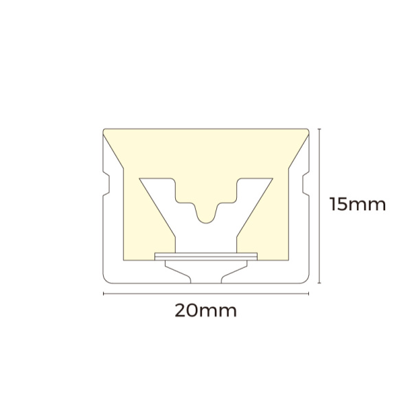 NMT2015-DMX512 White neon light-24V