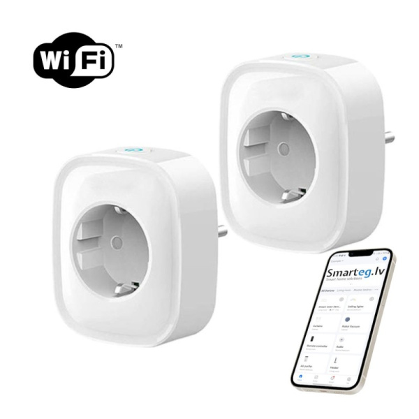 Smart ligzda WiFi Gosund SP1 (2-pack), Tuya