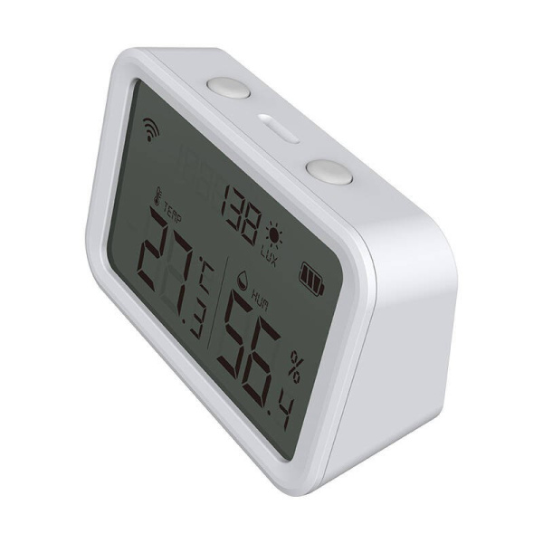 Smart Temperature and Humidity sensor  NAS-TH02W ZigBee Tuya with LCD screen