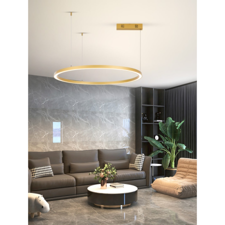 FINO JAUNS Smart kulons gaišs zelts 80cm CCT 60W, Zigbee 3.0