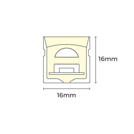 GMT1616-DMX512 White neon light-24V