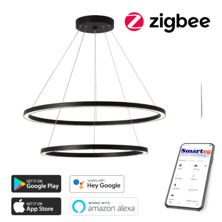 LED lampa 60+80cm, 93W Zigbee