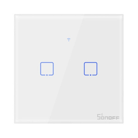 Smart Switch WiFi + RF 433 T1 EU TX (2 kanāli) Sonoff