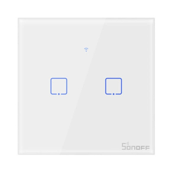 Smart Switch WiFi + RF 433 T1 EU TX (2 kanāli) Sonoff