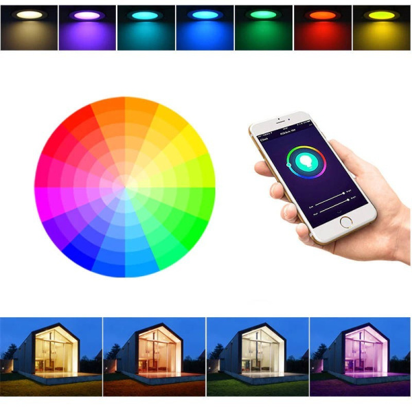 LED griestu lampa 10W RGB+CCT ZigBee 3.0 TUYA