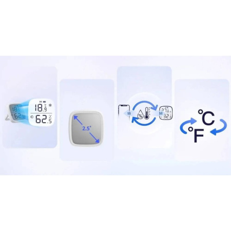 Temperatūras un mitruma monitors Zigbee