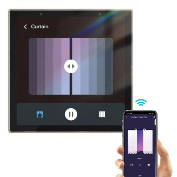 Панель Alexa LCD 4 мультибрамка ZigBee WiFi BT TUYA